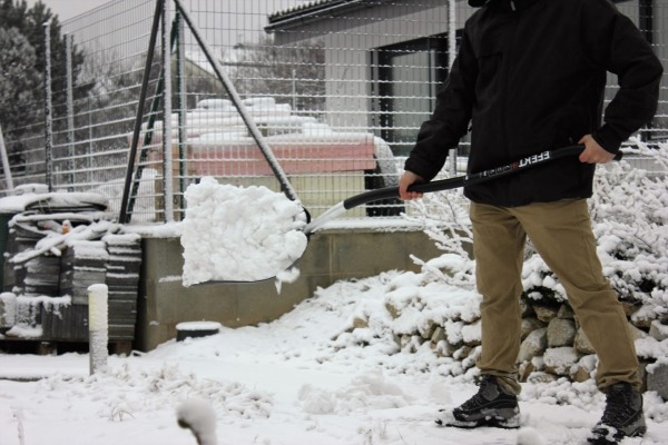 Lopata na sneh Efekt