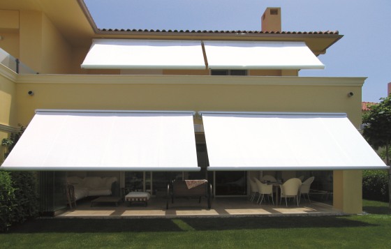 Markíza tienenie proti slnku na terase