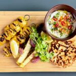 Recept: Kurací špíz s jogurtom a grilovanou zeleninou